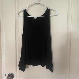 Peplum Flowy Tank Top